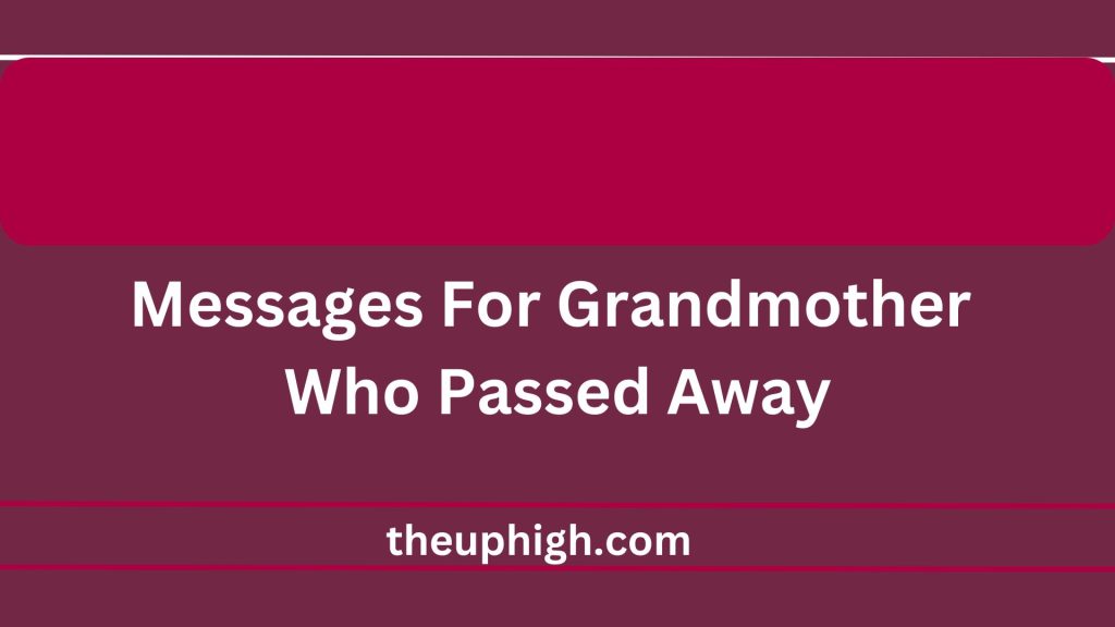 grandmother passed away message to boss