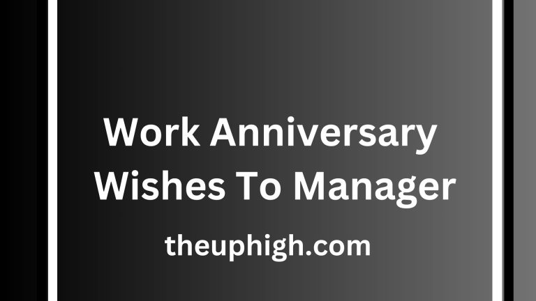 30 Work Anniversary Wishes To Managers and Bosses