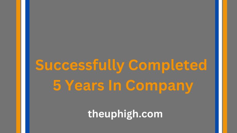 40 Thank You Messages for Successfully Completed 5 Years In Company